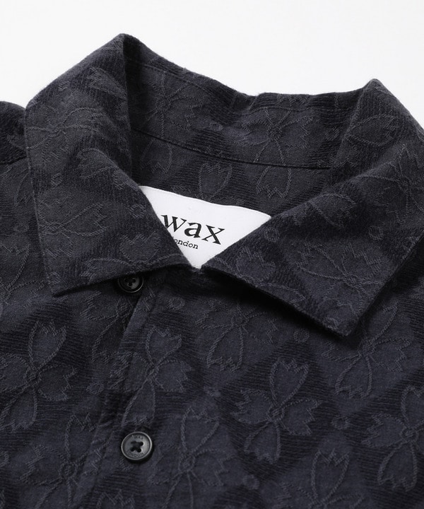 【WAX LONDON】NEWTONジャカードオープンカラーシャツ 詳細画像 2