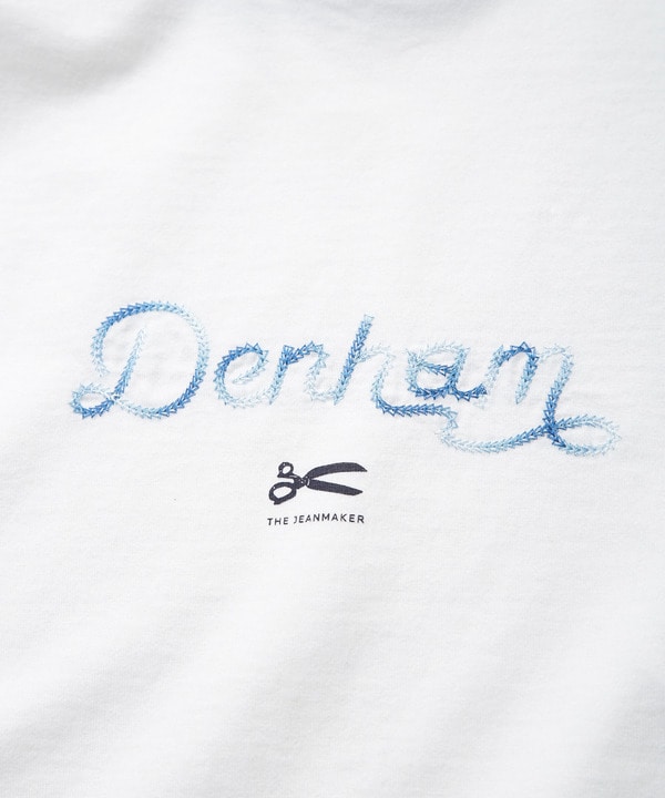 【DENHAM/デンハム】別注グラデーションロゴ刺繍Tシャツ 詳細画像 9