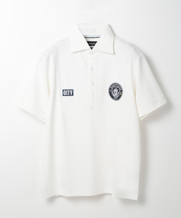 【Manchester City×MEN'S BIGI】コラボレーションポロシャツ 詳細画像 ホワイト 1