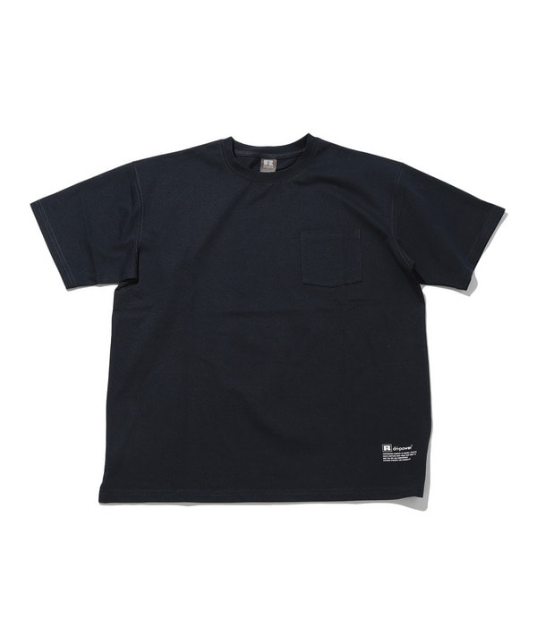 【RUSSELL ATHLETIC/ラッセルアスレティック】Dri-Power Stretch Basic Pocket T 詳細画像 ネイビー 1