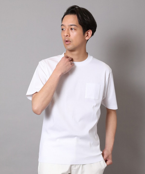 【G-STAGE/ジーステージ】ハイゲージニットTシャツ 詳細画像 ホワイト 1