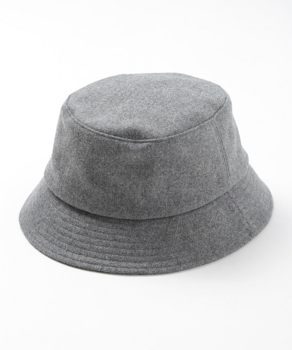 【KIJIMA TAKAYUKI/キジマタカユキ】MELTON BUCKET HAT 詳細画像 グレー 1