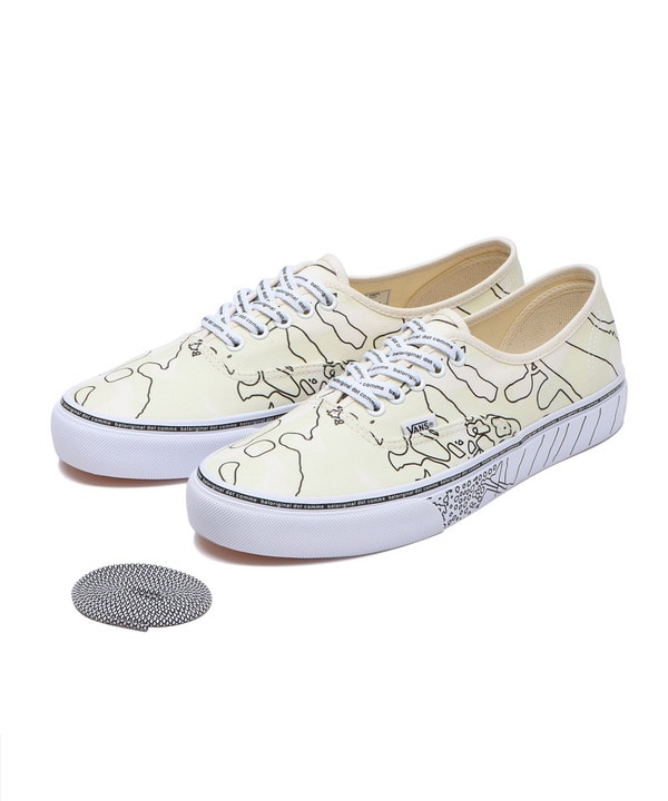 【Vans x bal Authentic 】グローインザダークグラフィックコラボスニーカー 詳細画像 1