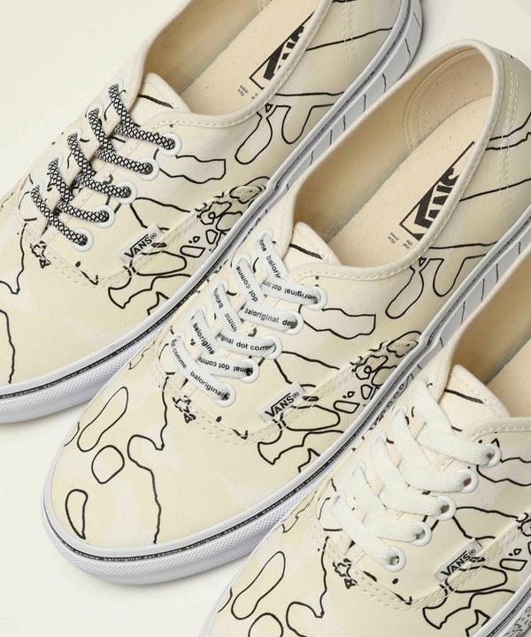 【Vans x bal Authentic 】グローインザダークグラフィックコラボスニーカー 詳細画像 10