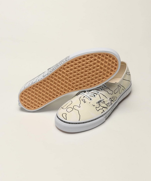 【Vans x bal Authentic 】グローインザダークグラフィックコラボスニーカー 詳細画像 12