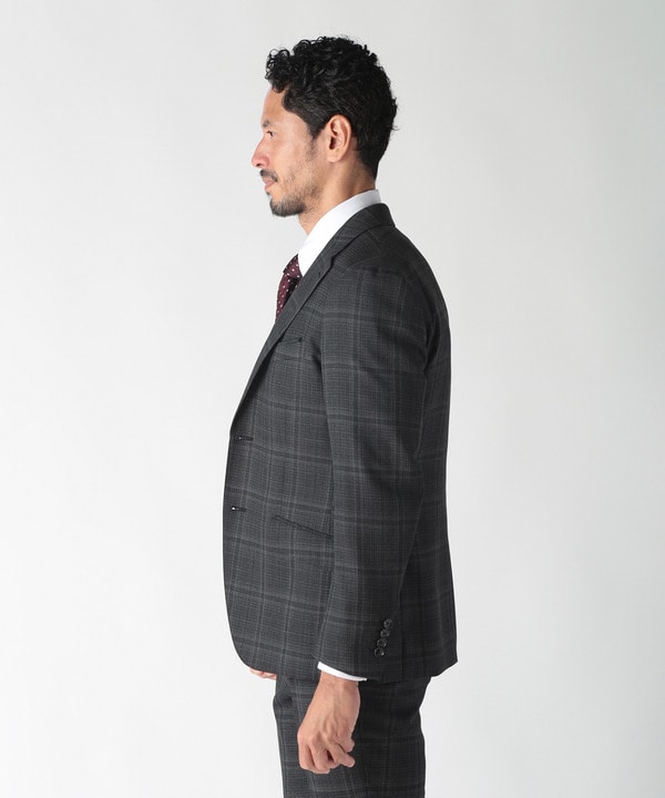 【ACTIVE TAILOR】ホップサックチェックジャケット 詳細画像 5