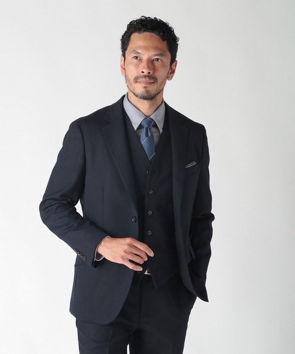 【ACTIVE TAILOR】ミックスヤーンリバーシブルチェックベスト 詳細画像 28