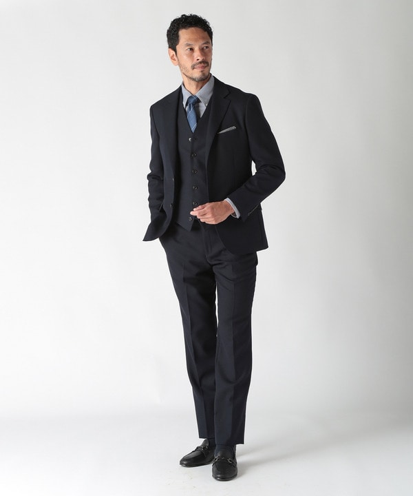 【ACTIVE TAILOR】ミックスヤーンリバーシブルチェックベスト 詳細画像 9