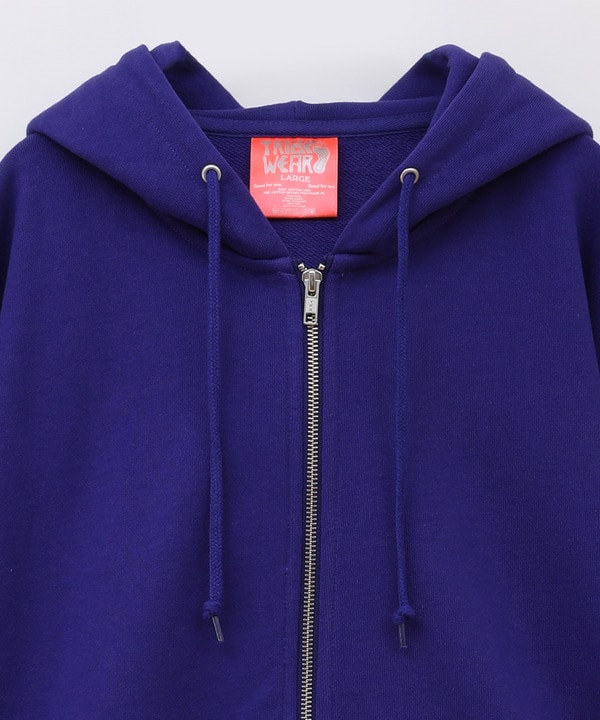 【TRIBE WEAR/トライブウェア】BASIC ZIP UP HOODIE 詳細画像 1