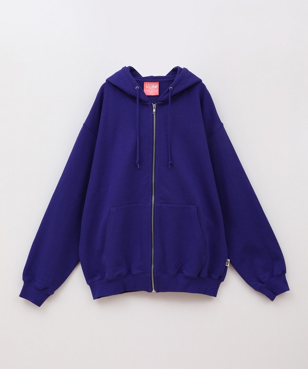 【TRIBE WEAR/トライブウェア】BASIC ZIP UP HOODIE 詳細画像 パープル 1