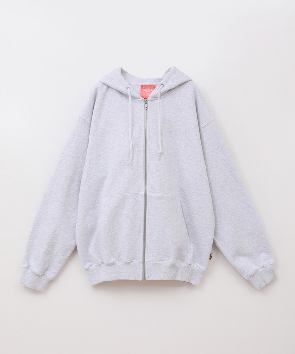 【TRIBE WEAR/トライブウェア】BASIC ZIP UP HOODIE 詳細画像 グレー 1