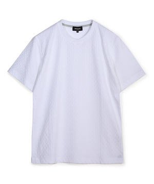 シルケット加工 変形千鳥柄リンクスTEE