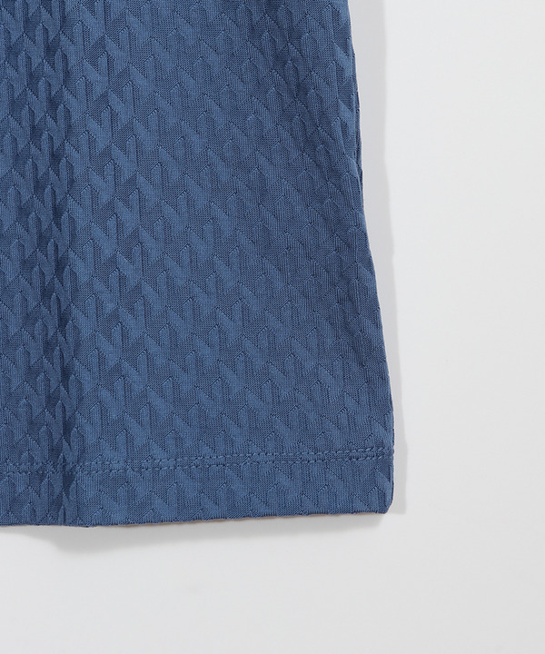シルケット加工 変形千鳥柄リンクスTEE 詳細画像 3