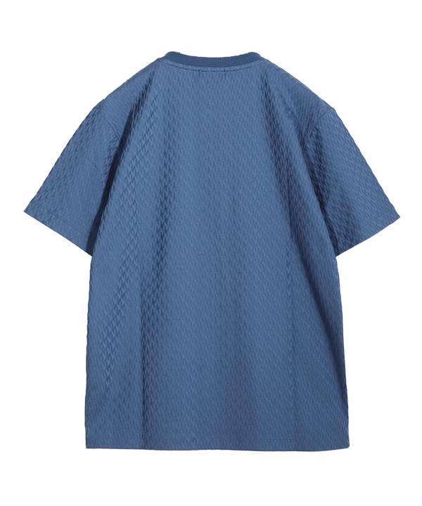 シルケット加工 変形千鳥柄リンクスTEE 詳細画像 4