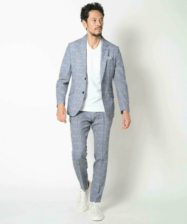 【ACTIVE TAILOR/アクティブテイラー】シルケットスムースVネックTシャツ＜接触冷感 / UVカット＞ 詳細画像 21