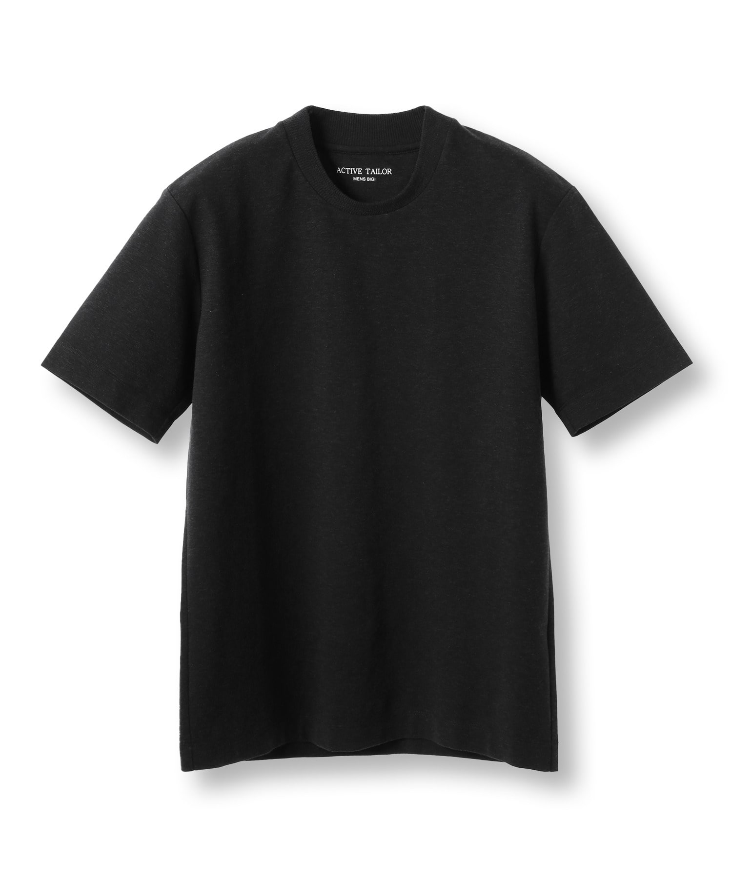 ACTIVE TAILOR/アクティブテイラー】シルケット加工Uネック