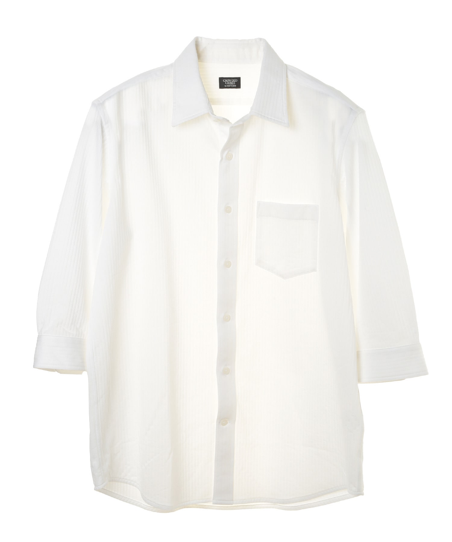 HIGH COOL ニットサッカー七分袖シャツ|メンズファッション通販 HIGH COOL ニットサッカー七分袖シャツ|メンズファッション通販