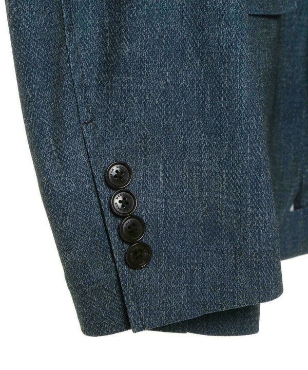 【COLE HAAN/コール ハーン】別注 トリコットメッシュデニムプリントジャケット＜吸水速乾/EASY CARE＞ 詳細画像 23