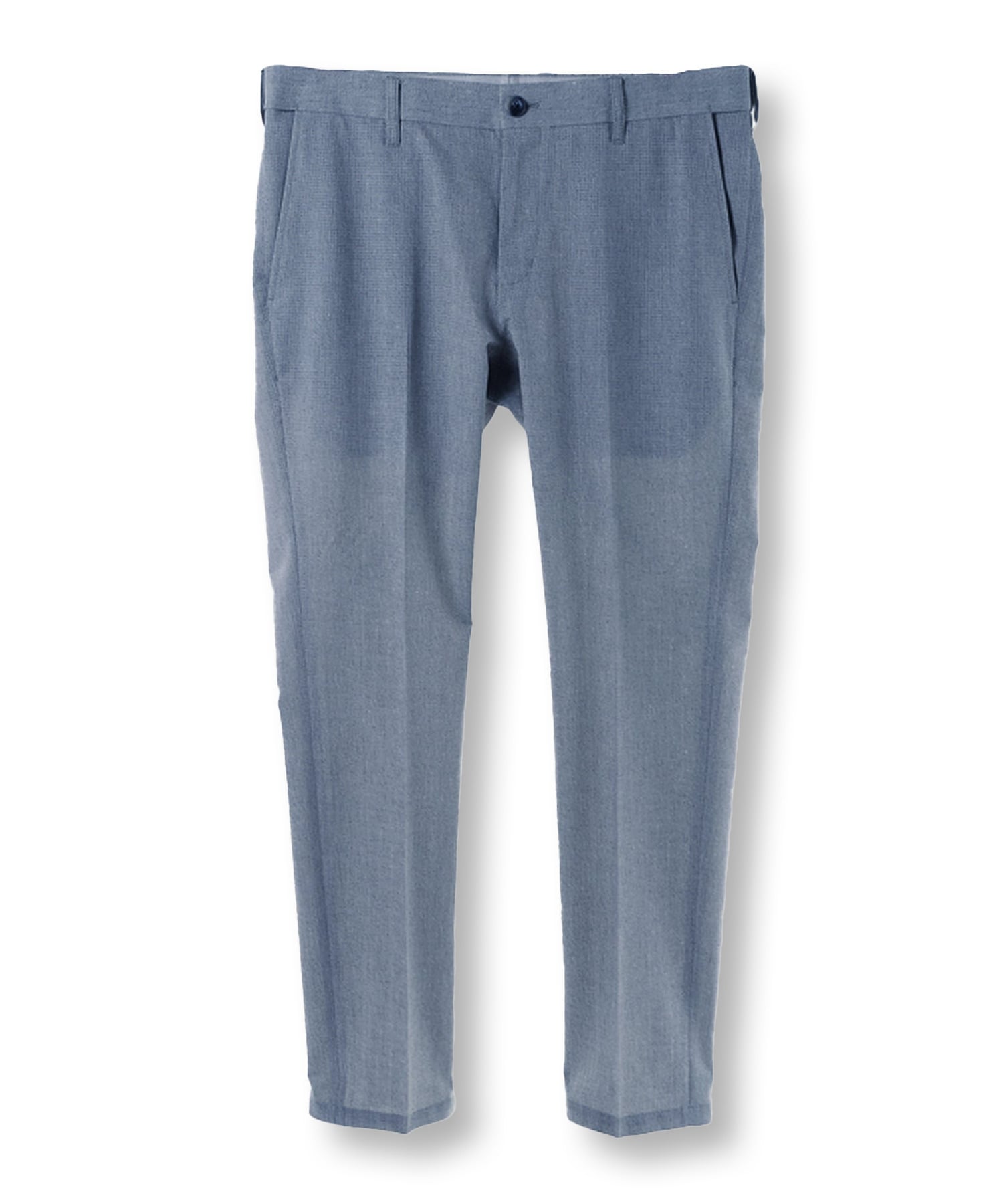 【MEN'S BEGI】高級ライン メランジ 2ピース ストレッチ メランジLL COOL DOTS メランジプリントスラックスパンツ〈イージーケア