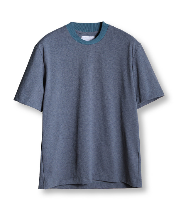【WEB限定】ドットメッシュジャージTシャツ＜吸水速乾/通気性＞ 詳細画像 ブルー 1