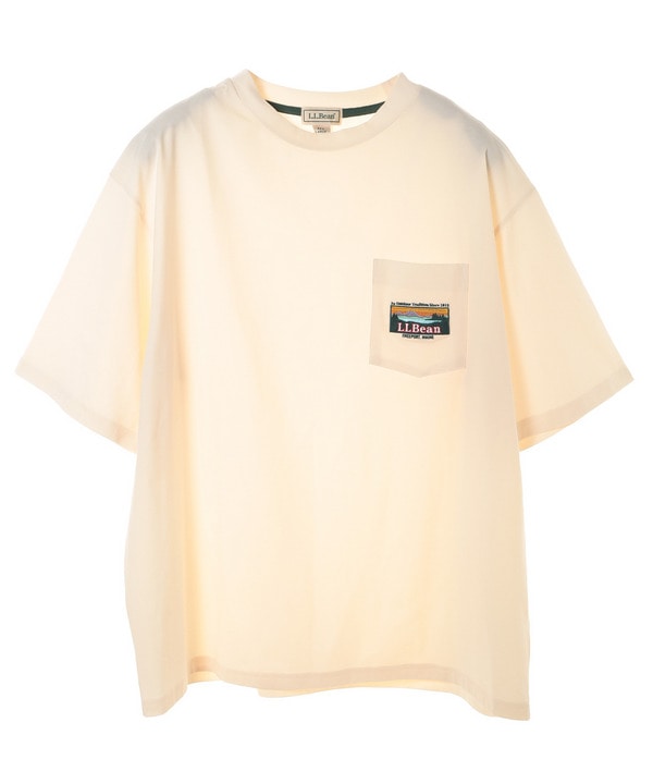 【L.L.BEAN/エルエルビーン】Bean's Katahdin Pocket Tee 詳細画像 ホワイト 1