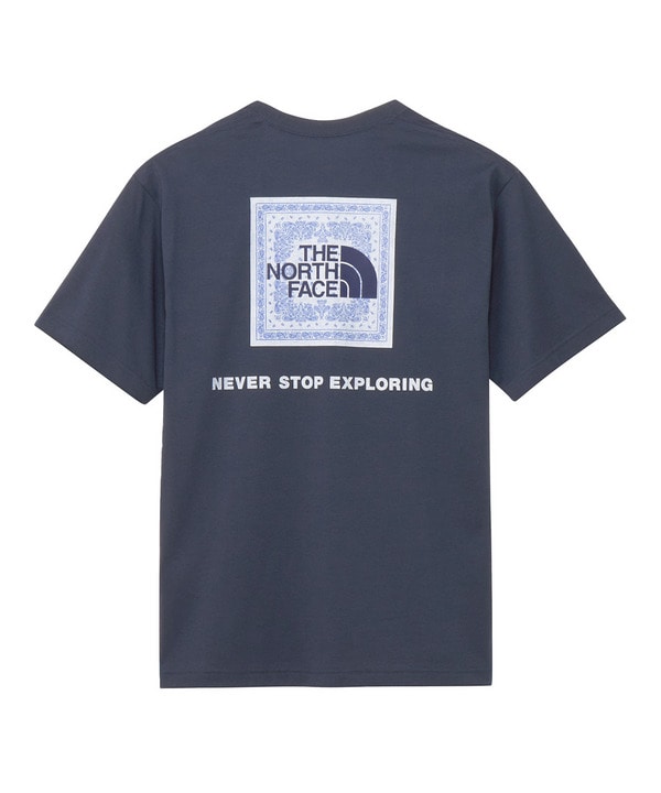 【THE NORTH FACE/ザ ノースフェイス】S/S Bandana Square Logo Tee 詳細画像 2