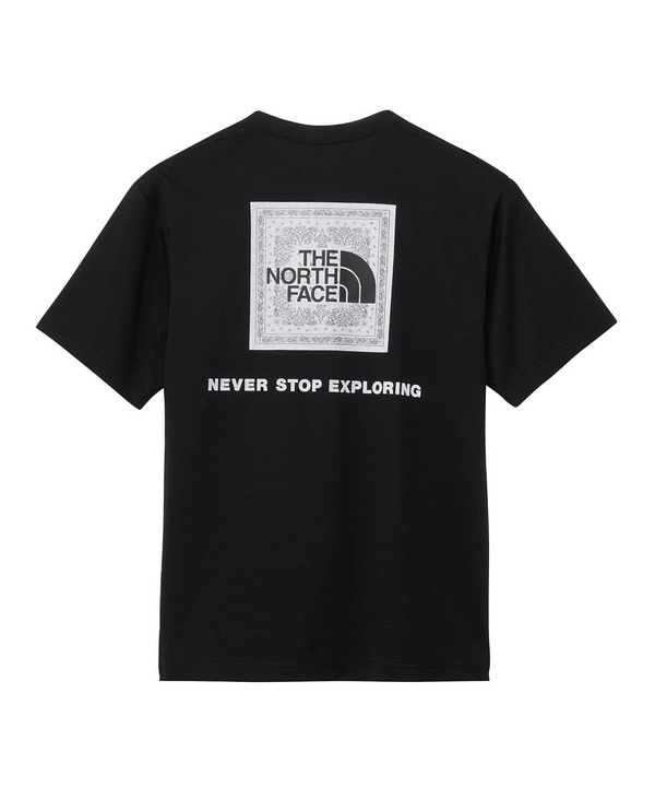 【THE NORTH FACE/ザ ノースフェイス】S/S Bandana Square Logo Tee 詳細画像 3