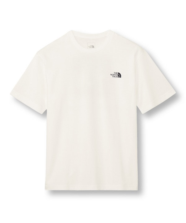 【THE NORTH FACE/ザ ノースフェイス】S/S Bandana Square Logo Tee 詳細画像 ホワイト 1
