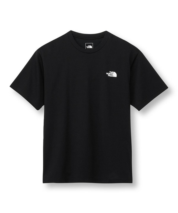 【THE NORTH FACE/ザ ノースフェイス】S/S Bandana Square Logo Tee 詳細画像 ブラック 1