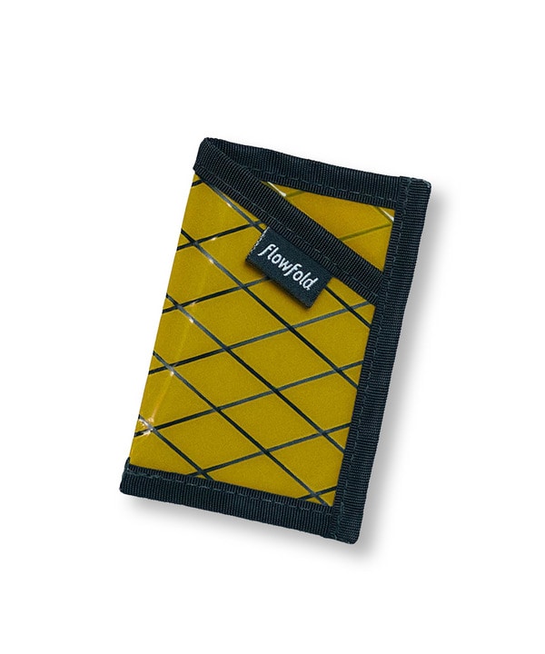 【FLOWFOLD/フローフォールド】Recycled Sailcloth Minimalist - Card Holder Wallet 詳細画像 イエロー 1