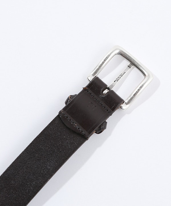 【Haddon&Jones/ハッドンアンドジョーンズ】別注メッシュループレザーベルト 詳細画像 2