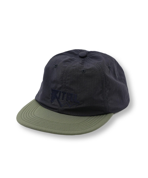 【GARBAGE/ガーベッジ】SOFT BRIM 6PANEL CAP (VITAL) 詳細画像 ブラック 1