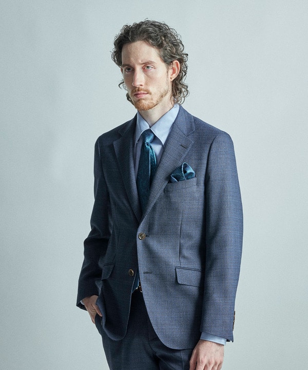 シャドーペイズリー×ドット柄シルクネクタイ 詳細画像 10