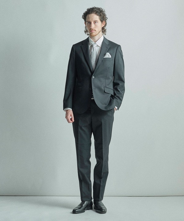 シャドーペイズリー×ドット柄シルクネクタイ 詳細画像 11