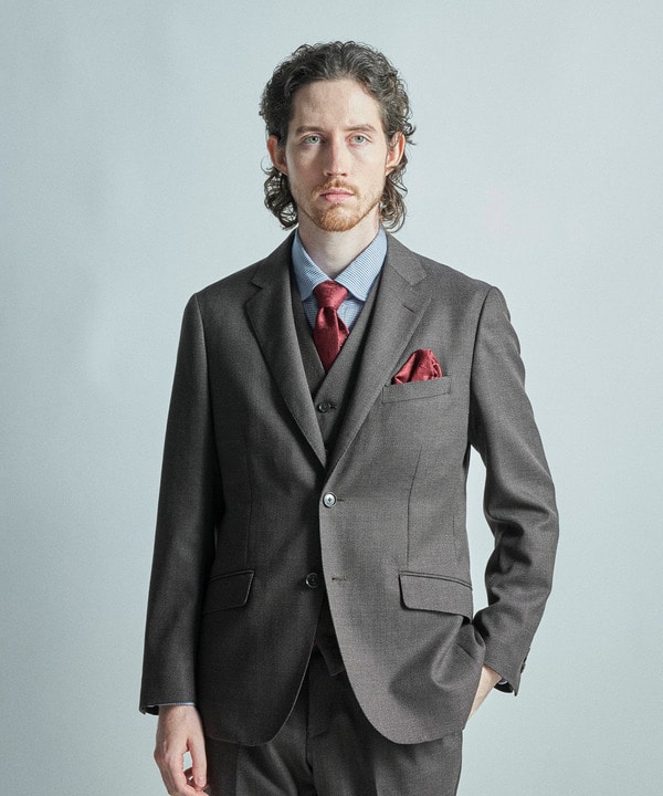 シャドーペイズリー×ドット柄シルクネクタイ 詳細画像 9