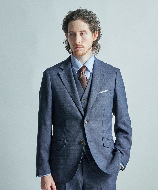 チェック×ドット柄シルクネクタイ 詳細画像 8