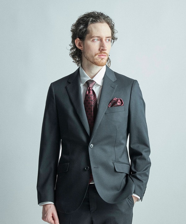 変形アーガイル×シャドー千鳥柄シルクネクタイ 詳細画像 7