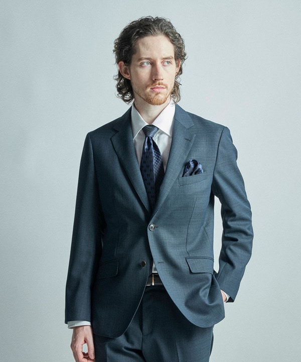 変形アーガイル×シャドー千鳥柄シルクネクタイ 詳細画像 8