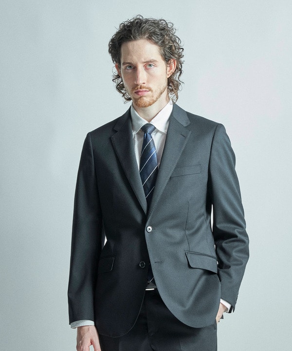 シャドーペイズリーストライプ×ピンドット柄シルクネクタイ 詳細画像 8