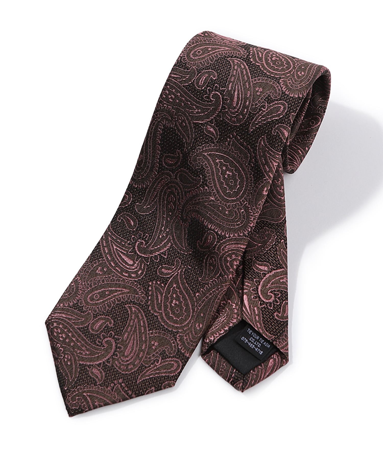 【美品】TIEYOURTIE ペイズリー柄 ネクタイ TIE YOUR TIE/タイユアタイ】ヴィンテージペイズリー柄ネクタイ