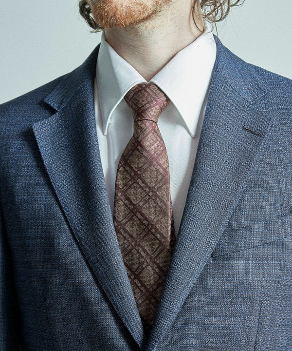 【TIE YOUR TIE/タイユアタイ】ヴィンテージチェック柄ネクタイ 詳細画像 4