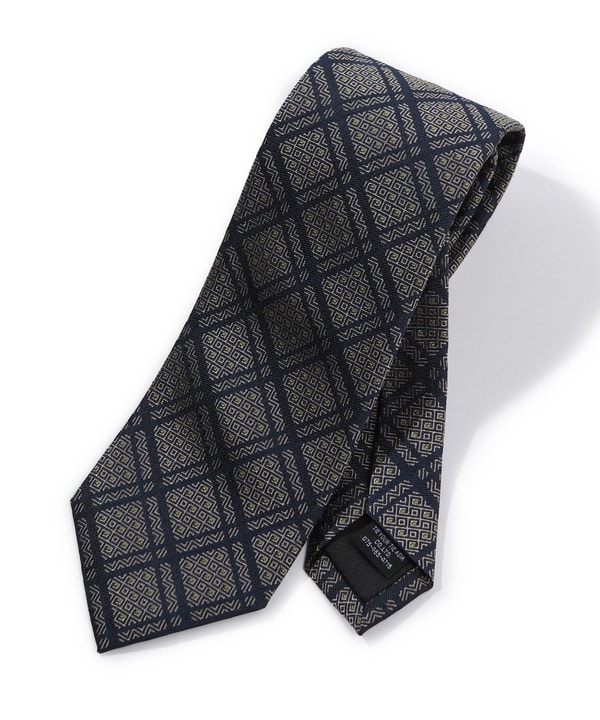 【TIE YOUR TIE/タイユアタイ】ヴィンテージチェック柄ネクタイ 詳細画像 ターコイズ 1