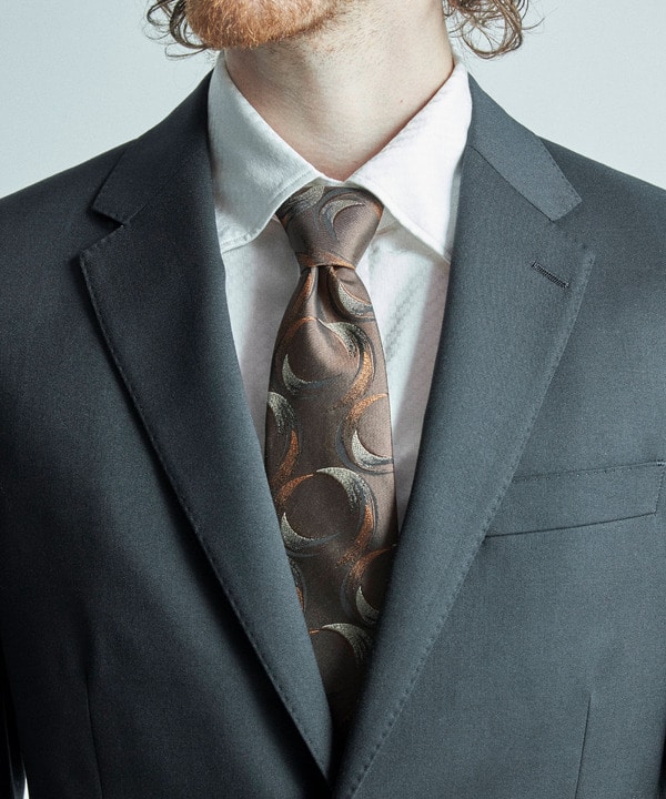【TIE YOUR TIE/タイユアタイ】ヴィンテージアブストラクト柄ネクタイ 詳細画像 4