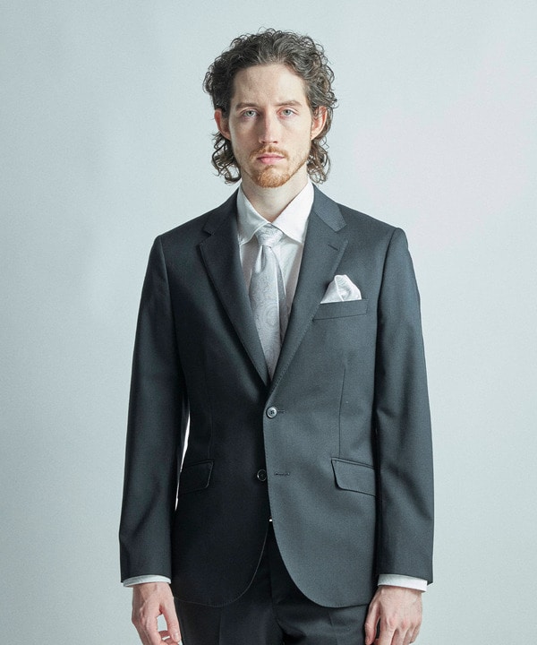 シャドーペイズリー柄シルクチーフ 詳細画像 11