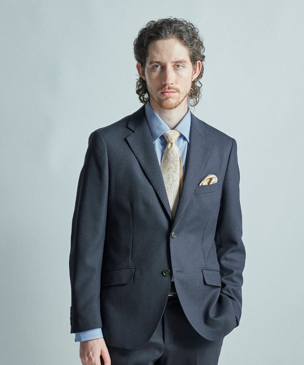 シャドーペイズリー柄シルクチーフ 詳細画像 12