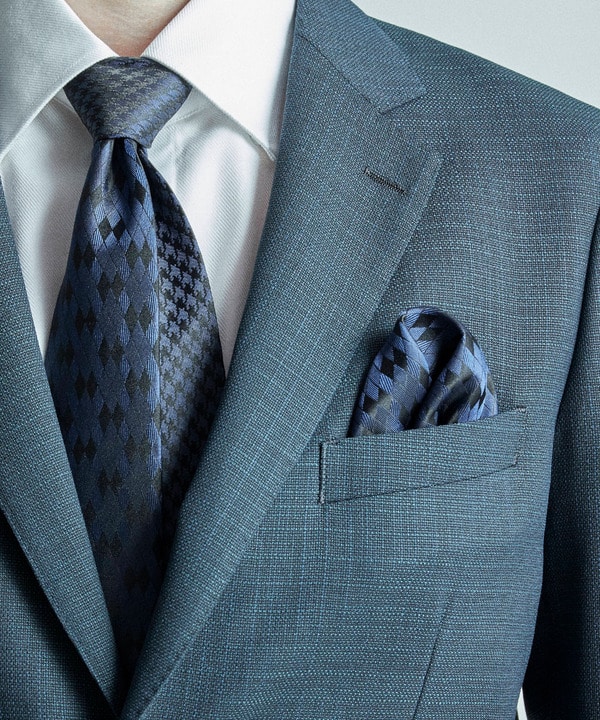 アーガイル柄シルクチーフ 詳細画像 8