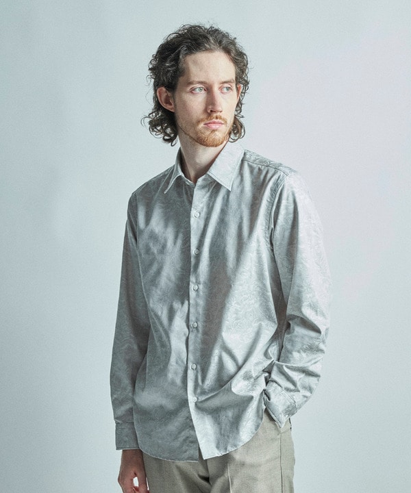 【LIBERTY/リバティ】フラワージャガード 長袖シャツ 詳細画像 12