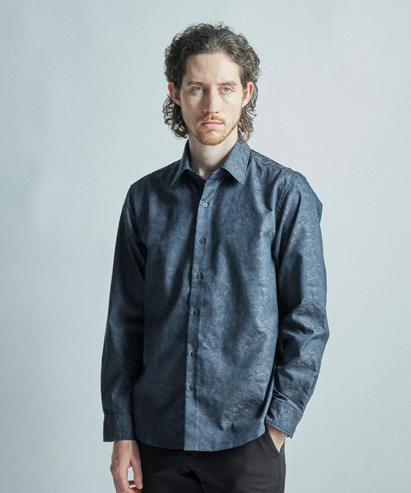 【LIBERTY/リバティ】フラワージャガード 長袖シャツ 詳細画像 17