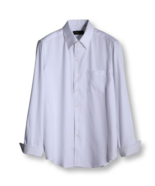 【ACTIVE TAILOR/アクティブテイラー】クールマックスロイヤルオックスドレスシャツ＜吸水速乾/イージーケア＞ 詳細画像 ホワイト 1