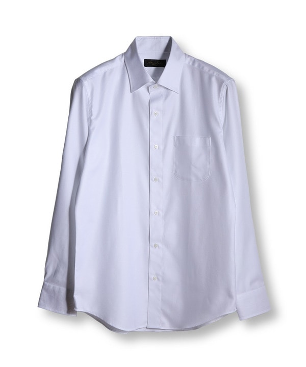 【ACTIVE TAILOR/アクティブテイラー】コットンツイルドレスシャツ＜イージーケア＞ 詳細画像 ホワイト 1